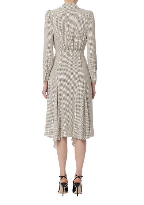 Abito Elisabetta Franchi donna AB865552E2 E84 burro nero a pois ELISABETTA FRANCHI | Abiti | AB865552E2E84